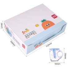 得力（deli）0551茶杯式双孔卷笔刀/器