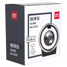 得力（deli）4寸115mm创意磁悬浮地球仪2223