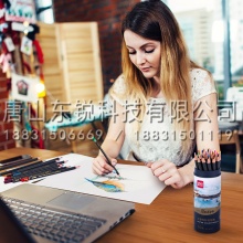 得力（deli）68101 水溶性彩铅 36色