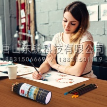 得力（deli）68101 水溶性彩铅 36色