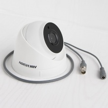 海康威视1080P 400万同轴高清红外半球模拟摄像头室内广角监控机