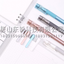 得力（deli）A08按动中性笔0.5mm全针管 12支（盒）