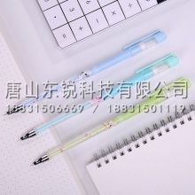 得力（deli）A420中性笔0.38mm全针管 12支（盒）黑