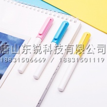 得力（deli）A901矫姿钢笔（盒）可擦纯蓝