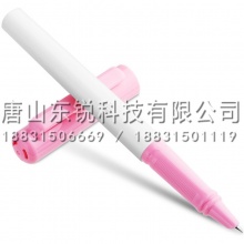 得力（deli）A902矫姿钢笔（盒）可擦纯蓝 粉壳