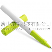 得力（deli）A904矫姿钢笔（盒）可擦纯蓝 壳绿