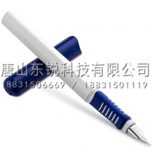 得力（deli）A908矫姿钢笔（盒）可擦纯蓝 蓝壳