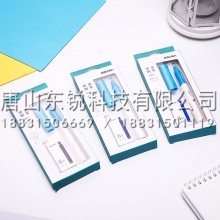 得力（deli）A911矫姿钢笔套装（盒）