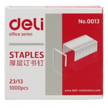 得力0013厚层订书针 23/13加厚订书钉