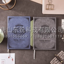 得力（deli）3179布朗爵士系列经典复古皮面记事本