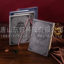 得力（deli）3179布朗爵士系列经典复古皮面记事本