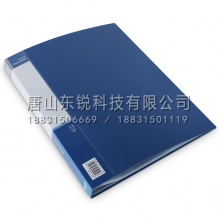 得力（deli）文件夹资料册资料夹插页夹办公收纳学生试卷10至60页文件册单个装 5040--40页