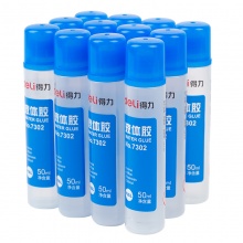 得力7302液体胶水 50ML/支 24支装