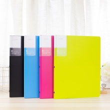 得力5152资料册文件插页袋A4多层分页加厚40页