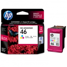 惠普 CZ638AA 46彩色墨盒 HP 2520 2020 墨盒