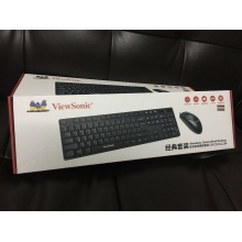 优派 双USB接口 键鼠套装 黑色